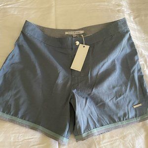 Parke and Ronen Blue Swimtrunks Size 31